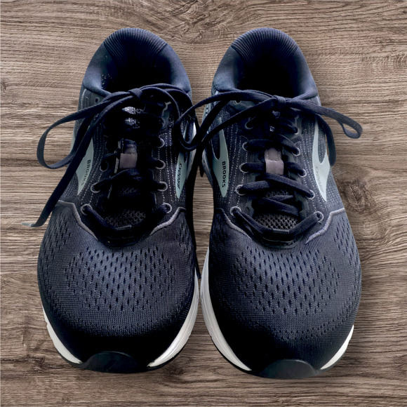 Brooks Men's Beast 20 Running Shoes Blk/Wht, Size 9 Wide (2E) - Picture 1 of 7